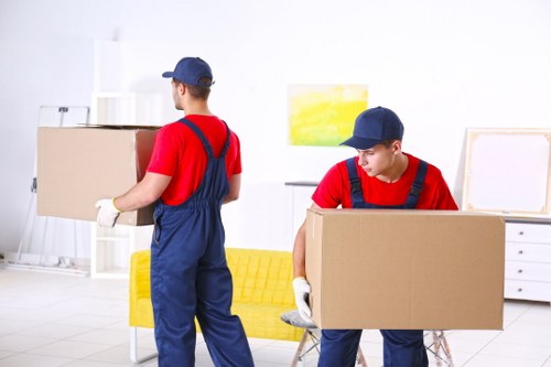 Removal team working near Kennington residential properties