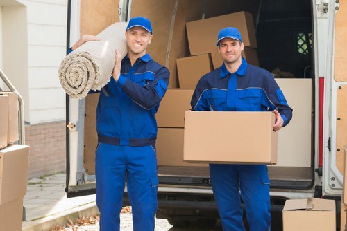 Local team collecting bulky furniture from a Kennington property
