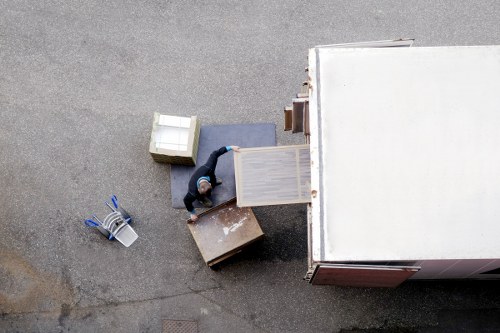 Packing and loading household belongings for a Kennington house move