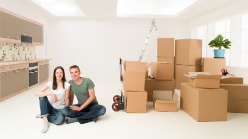A professional office relocation service preparing for a move in Kennington