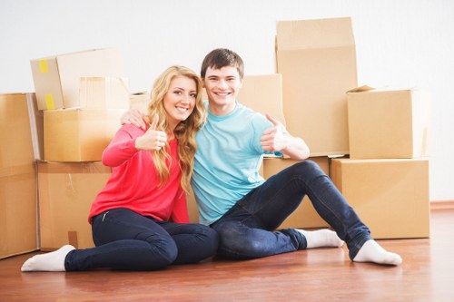 Local removals team helping with a home move in Kennington