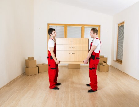 Commercial relocation support with a moving truck in Kennington